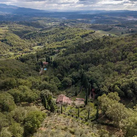 Chianti With Panoramic Views & Private Pool * Lucolena in Chianti